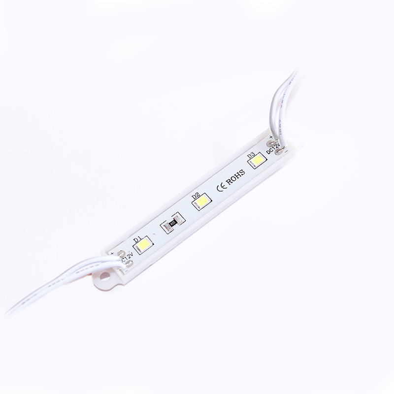 Світлодіодний модуль SMD 2835, 3-led, 0.36Вт, 6000K, 66мм