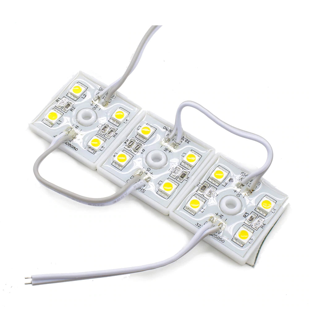 Світлодіодний модуль SMD 5050, 4-led, 0.96Вт, 6000K, 36мм