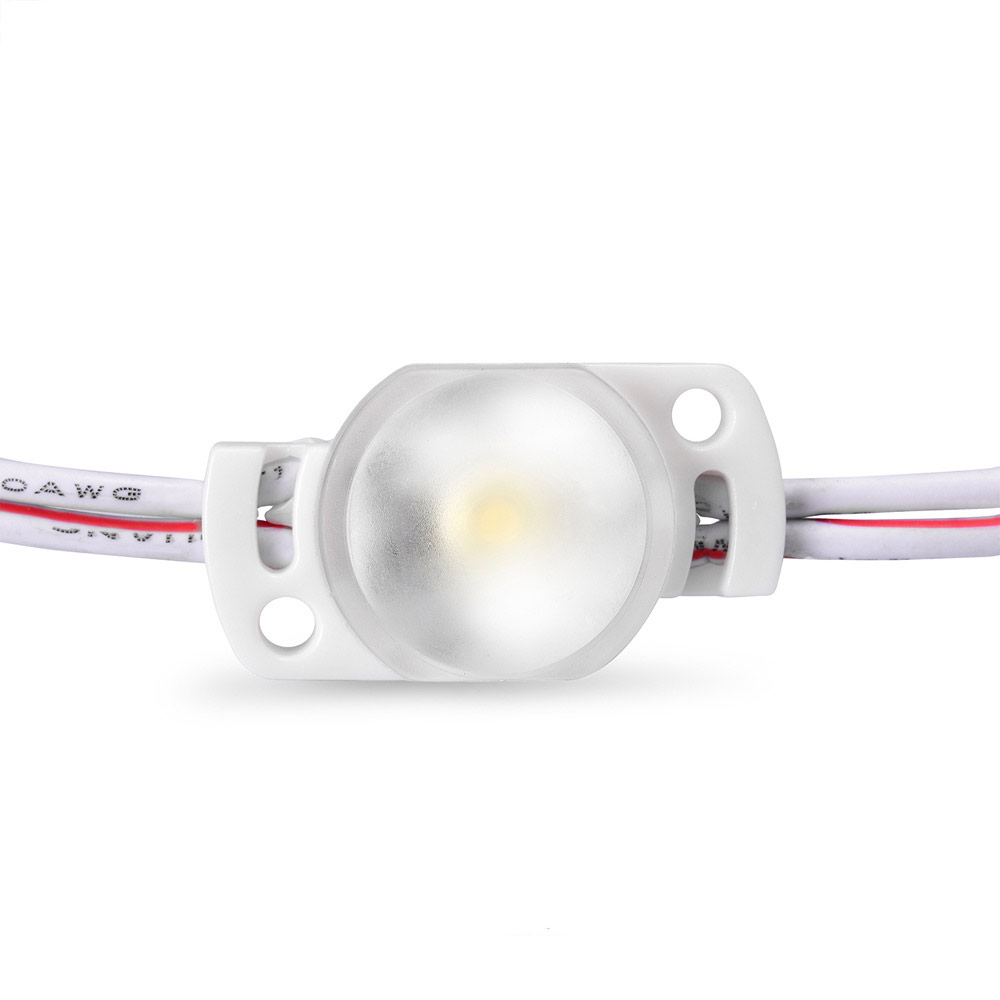Світлодіодний модуль SMD 2835, 1-led, 0.5Вт, 6000K, 19 * 14мм, SHINE, лінза
