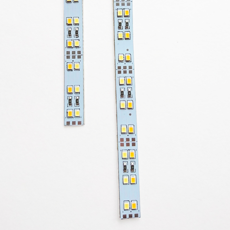 Світлодіодна лінійка SMD 2835 DUAL, 144-діода, 12В, 3000 + 6000K, теплий + білий колір