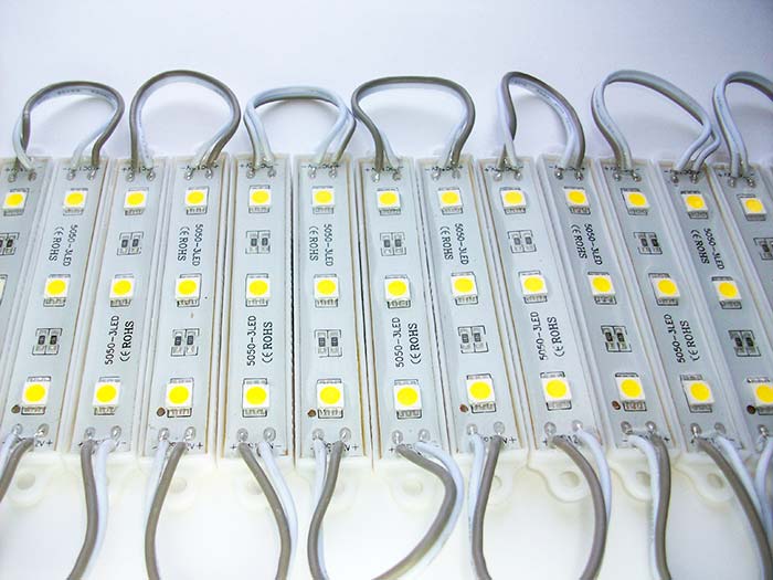 Світлодіодний модуль SMD 5050, 0.72Вт, 3 діода