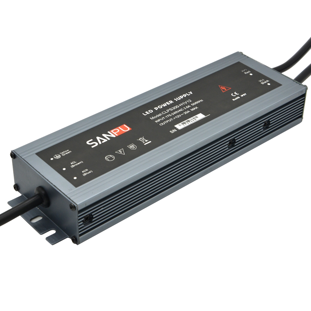 Блок живлення Sanpu CLPS, 300Вт, IP67, 25A, 12В